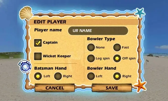 Beach Cricket android App screenshot 1